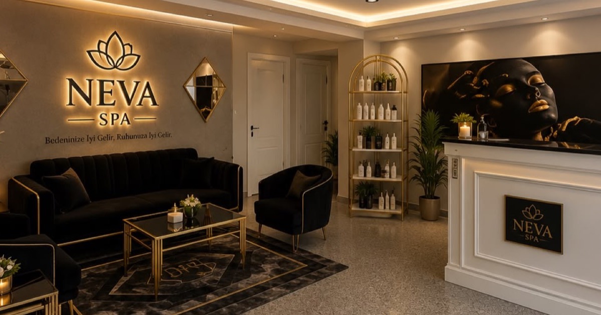 Esenşehir'den gelen misafirler için Neva Spa hamam ve dinlenme alanı